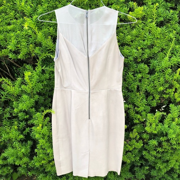 SACHIN & BABI**US 4**Soft Gray Leather Dress**EUC - Picture 7 of 8